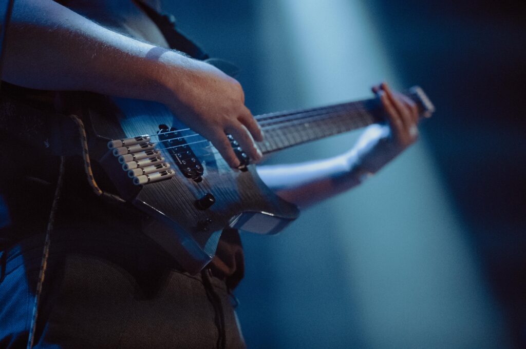 Guitare headless sur mesure