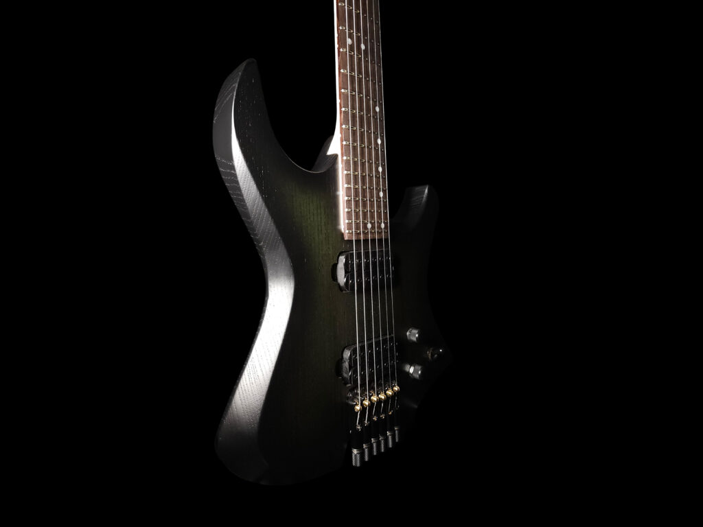 guitare headless fabrication artisanale